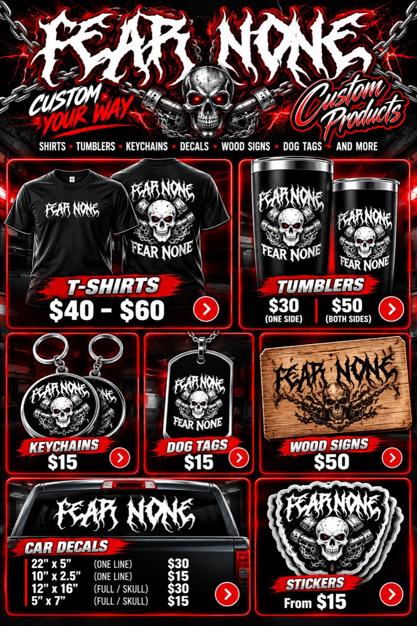 T-shirts — $40–$60